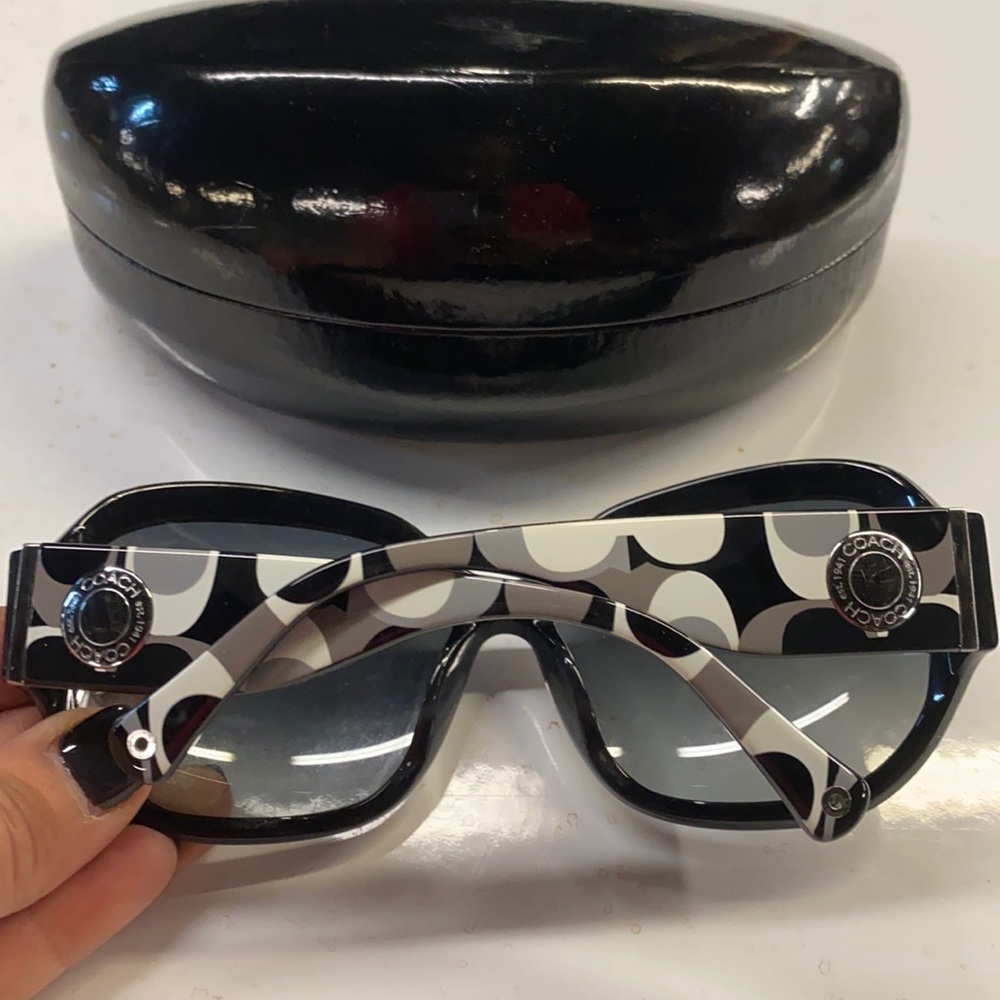 Black Coach Arabella Sunglasses (near perfect condition)